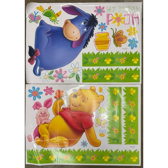 Wall Deco Sticker POOH & DONKY 21-DS58374 2 Piece Set
