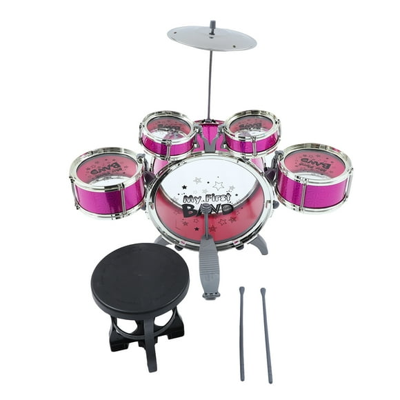 1 set Kids Jazz Drum Kit Juguete Simulación Juego de tambores Juguete Niños Drum Set Juguete