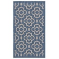 thumbnail image 3 of Safavieh Courtyard Lavern Geometric Indoor/Outdoor Area Rug, Blue/Beige, 2' x 3'7", 3 of 9