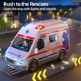 thumbnail image 4 of Ambulance Toy MSKOLER Play para niños de 3 a 8 años con luz y sonido, 4 of 9