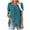 Blue, variant on Cute Floral Print Summer Flowy Tunic Tops for Women Dressy Casual Short Sleeve Ruched Pleated T-Shirts Sexy V Neck Graphic Fake Two Piece Pullover Blouse Multicolor#22 XL
