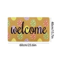 thumbnail image 3 of YingYouFu Easter Welcome Mat Outdoor, Rabbit Egg Coir Doormat for Front Entryway, Absorbent Non Slip Rug with Rubber Backing for Spring Porch Decoration, 3 of 6