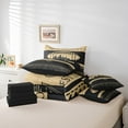 thumbnail image 5 of Feelyou American Football Twin Bedding Sets 7pcs for Kids Teens, New Orleans Print Bedding Comforter Set, Sport Theme Sheet Sets, Boys Room Decor, 5 of 7