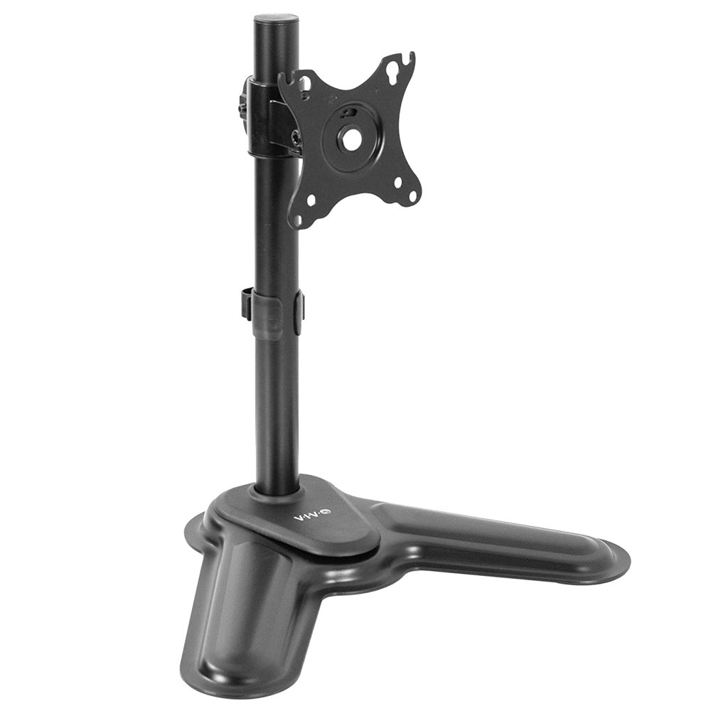 VIVO Freestanding Full Motion Aluminum Single VESA Computer Monitor