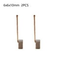 thumbnail image 3 of MYG 2/10pc Carbon Brush 6x6x10mm For Blower Motor, Fan Motor, Windshield Wiper Motor, 3 of 6