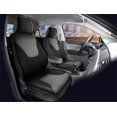 thumbnail image 1 of Auto Drive 2-piece Twill Jacquard Front Car Seat Cover Black/Grey, 1 of 5
