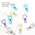 thumbnail image 1 of Clips De Carpeta De Oficina, 100 Clips De Carpeta Con Forma De Gato Para Factura De Ropa Para Certificado ANGGREK Otros, 1 of 8