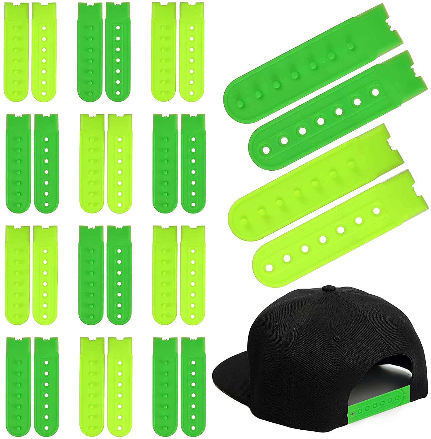 Baseball Cap Hat Snap Fastener Strap 