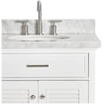 thumbnail image 4 of Ariel D073dcwovo Kensington 73" Free Standing Double Oval Basin Vanity Set - White, 4 of 7