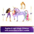 thumbnail image 3 of Unicorn Academy, Sophia & Light Magic Wildstar with Rainbow Light-up Effects, 3 of 11