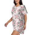 thumbnail image 2 of Lsque Rose Flowers Women's Short-Sleeved Pajama Set - 2 Piece Soft and Lightweight Sleepwear Set-4X-Large, 2 of 9