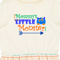 thumbnail image 4 of Inktastic Mommy's Little Monster Girls Toddler Dress, 4 of 5