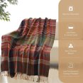 thumbnail image 6 of Xuniizn Christmas Blanket for Couch, Soft Christmas Throw Blanket, Warm Thicken Flannel Sherpa Blanket Microfiber Machine Washable for Bedroom, Fleece Blanket, Christmas Decorations for Home, 6 of 7