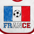 thumbnail image 4 of Inktastic French Soccer Boys or Girls Baby Bib, 4 of 4
