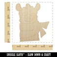 thumbnail image 2 of Llama with Scarf Wood Shape Unfinished Piece Cutout Craft DIY Projects - 4.70 Inch Size - 1/4 Inch Thick, 2 of 7