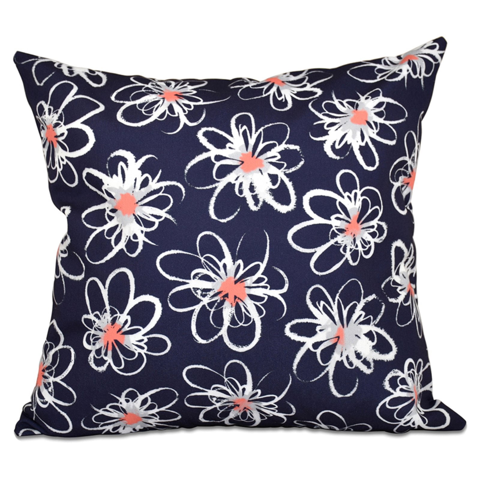 Simply Daisy 16" x 16" Penelope Floral Geometric Print Pillow