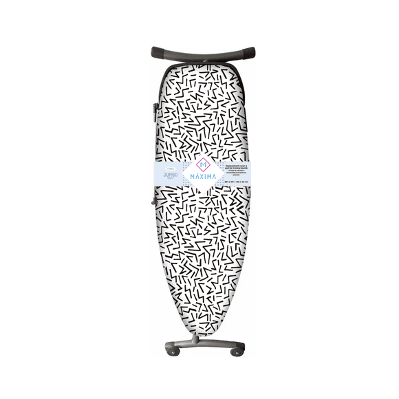 Funda Repuesto para Burro de Planchar Jumbo Best 135cm X 48cm 100% Algodón + Teflon Máxima Hogar