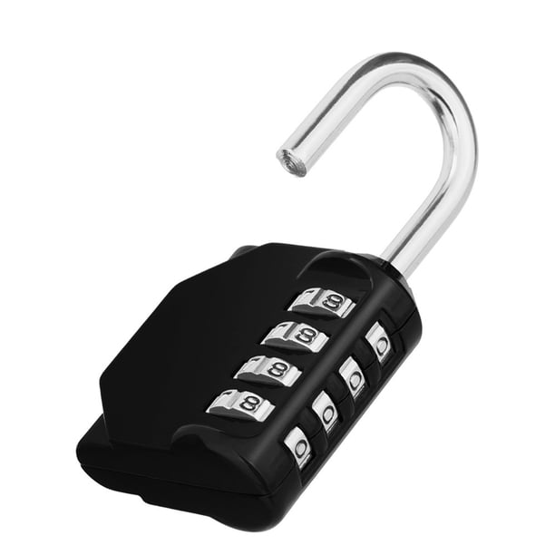 Candados de combinación, candados de casillero de 4 dígitos para casilleros de gimnasio, casillero escolar, cerca de candado para exteriores resistente a la intemperie WD.WDQZL Hogar