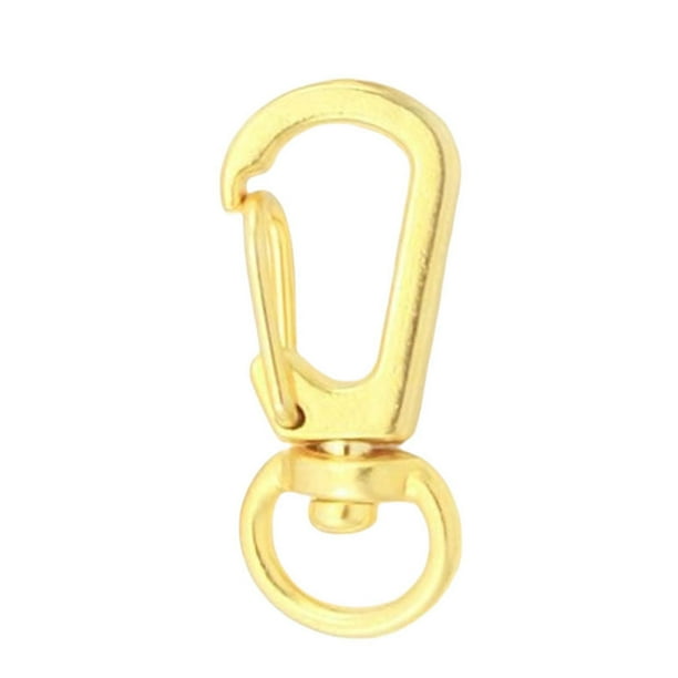 Guardurnaity Clips de mosquetón de Metal, herramientas deportivas para exteriores sólidas multifuncionales, accesorios deportivos duraderos para Ropa, zapatos y accesorios Miscelánea Dorado