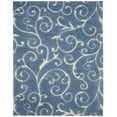 thumbnail image 4 of SAFAVIEH Florida Douglas Floral Vines Shag Area Rug, 4 of 6
