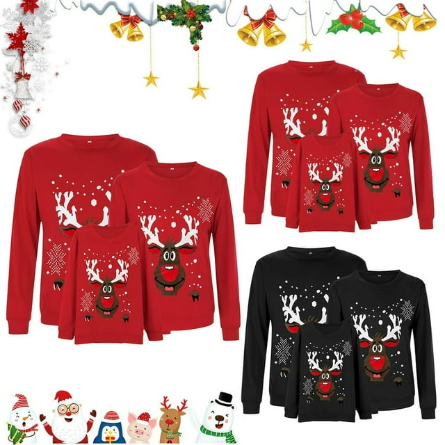 2023 Pyjama de Noël pour Famille Imprimé Pyjamas pour Hommes Velours Pyjamas de Noël pour Femmes