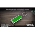 thumbnail image 4 of 10 Flashlight Keychains Pack - Rectangle, Plastic - Green, 4 of 5