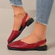 thumbnail image 2 of Zapatos de Tacón Bajo Tamaño Mayor Zapatos de Tacón Cerrado Estilo de Primavera Y Verano Sandalias de Moda Y Cómodas para Mujeres Cómodas, 2 of 9