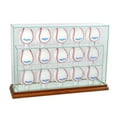 thumbnail image 1 of Perfect Cases 15UPBSB-W 15 Baseball Upright Display Case, Walnut, 1 of 1