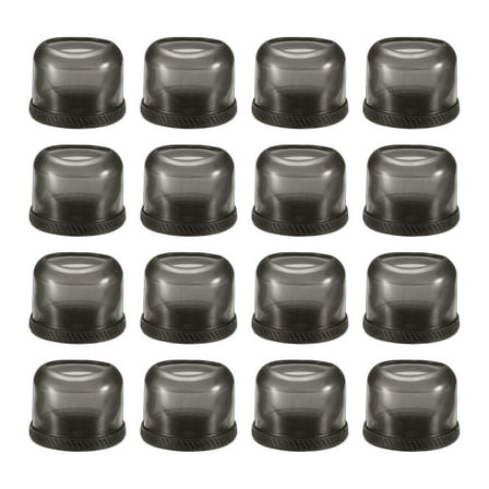 Uxcell 16pcs Round Chair Leg Floor Protectors with Felt Bottom, Light Grey (Fit for 1.2-1.8 Inch)