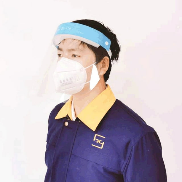 Anti-Fog Face Mask Full-Face Protection Reusable High Temperature Resistance Double-Sided High Transparency Protective Mask