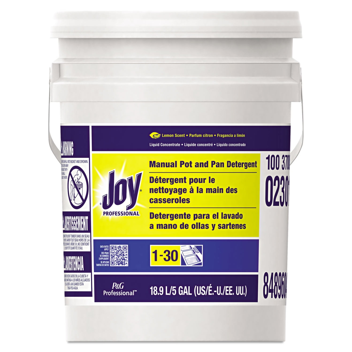 Dishwashing Liquid, Lemon, Five Gallon Cube