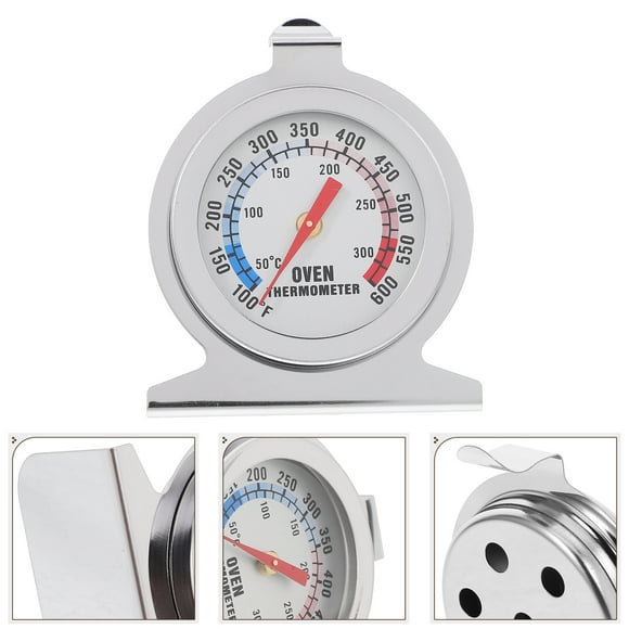 unbranded Gas Oven Thermometer Oven Thermometer Silver Easy to Clean 1Pcs