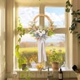 thumbnail image 4 of Corona de temporada, decoración colgante de puerta, accesorios navideños, colgante de pared colgante de ventana, 4 of 8
