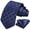 01Plaid-Blue, variant on Gray Ties for Mens Plaid Mens Ties Pocket Square Ties Set Formal Business Wedding Neckties