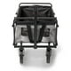 Seina Chariot Utilitaire Extérieur d'Une Capacité de 150 Lb, Gris/noir – image 2 sur 5