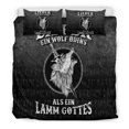 thumbnail image 2 of Juego de Cama Vikingo Lieber Ein Wolf Odins Als Ein Lamm Gottes Bed Set Rlt12, 2 of 5