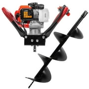 XtremepowerUS 55cc Gas Powered Auger Post Hole Digger With 10" Bit, EPA Approved 2 Stroke Motor, 3/4" Shaft