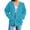 Light blue, variant on Mlzmgr Hoodies for Women Fleece Full Zipper up Drawstirng Loose Fitted Sweatshirts with Pockets Casual Sports Jackets