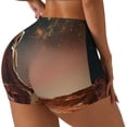 thumbnail image 2 of Kdxio Astronaut On Mars A Print Workout Shorts for Women Seamless Soft Smooth Gym Yoga Scrunch Active Shorts, 2 of 5