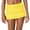 Yellow, variant on Shwomsmer Women's Low Waisted Ruched Ruffle Mini Swim Skirts With Hipster Bikini Bottoms Swimsuit Yellow Large Maternity Swim Bottoms plus Size