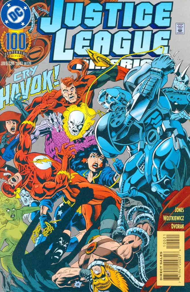 Cover of Justice League America #100