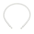 thumbnail image 1 of relayinert Bandeau Perle Exquise Réglable Résistant à l'Usure Accessoires de Coiffure Chic Universel Cadeaux de la Saint-Valentin Diadèmes pour Femmes 8mm, 1 of 6