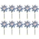thumbnail image 1 of Injueey 10 piezas de molino de viento para jardín, repelente de pájaros, ahuyenta eficazmente a los pájaros, molino de viento para jardín, Jardín y Patio tipo+2, 1 of 6