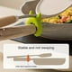 thumbnail image 2 of 2-Pack Spoon Pot Pan Holder Spatula Bracket Clips, Heat Resistance Non-Slip Silicone Pot Spoon Holder Pot Clip Holder, Cartoon Rest for Pot Spoon, Kit, 2 of 5
