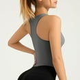 thumbnail image 6 of Timegard Tank Tops for Women Racerback Workout Yoga Top Skinny Cropped Sleeveless Athletic Gym Tee Shirts, 6 of 6