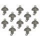 thumbnail image 5 of 50 colgantes de paraguas de aleación decorados con lazo, accesorios para hacer joyas, collares y pulseras (plata antigua)., 5 of 6