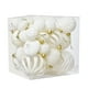 thumbnail image 1 of Special-shaped Flocking Christmas Balls 36 Christmas Tree Ornaments With Red Painted Velvet Balls, 1 of 1