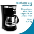 thumbnail image 3 of Cafetera de Goteo Shtark 6 Tazas SHTCAFSA Color Negro, 3 of 6