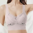 thumbnail image 7 of Sports Bras for Women Plus Size L-4X Lace Wireless Push Up Support Lifting Bralettes Casual Stretchy Pullover Back-Smoothing Underwear Clearance, 7 of 7