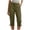 Army Green, variant on Womens Capris with Pockets Loose Fit Casual Capri Pants Dressy Lightweight Ladies Baggy Cargo Pants for Hiking Army Green,S